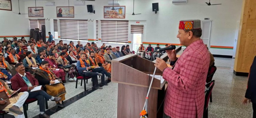 पंडित दीनदयाल उपाध्याय महा-प्रशिक्षण अभियान से भाजपा संगठन होगा और मजबूत : डॉ बिंदल