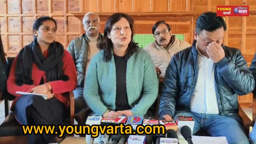 नगर निगम महापौर के पक्ष में उतरे कांग्रेस पार्षद , भाजपा पार्षदों का बजट के वाकआउट को बताया शहर विरोधी 