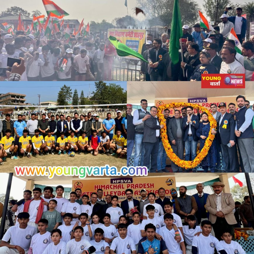 युवा साथी नशे को नकारेंगे , खेलों को स्वीकारेंगे , अंडर-21 यूथ वॉलीबॉल और मिनी हाफ मैराथन में बोले , अनुराग ठाकुर