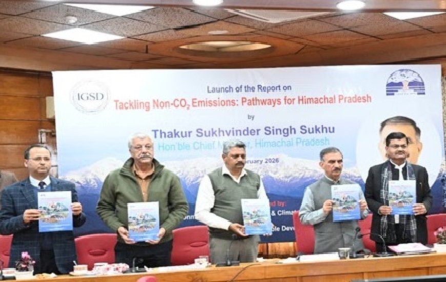 आईजीएसटी की रिपोर्ट में खुलासा : मीथेन, ब्लैक कार्बन और अन्य गैसों का उत्सर्जन से हिमाचल की आबोहवा खराब 