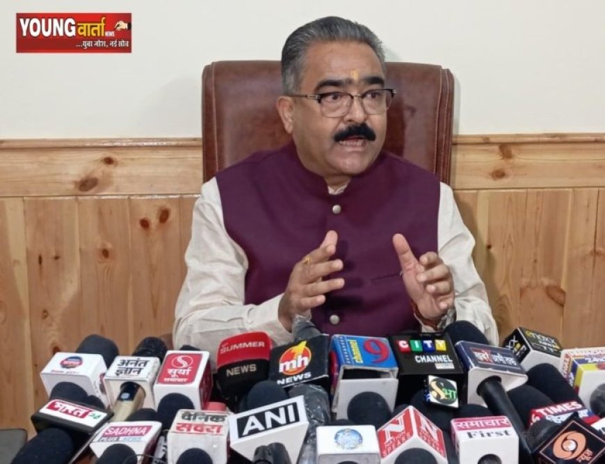 कानून की आड़ में अराजकता , संघीय ढांचे से खिलवाड़ , हिमाचल में कांग्रेस सरकार ने लांघीं सीमाएं : बिक्रम ठाकुर