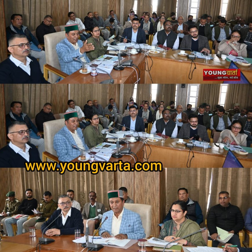 सिरमौर के शिलाई में वन अधिकार अधिनियम के 29 मामलों को योग्य करार , जिला स्तरीय बैठक में बोले , राजस्व मंत्री 