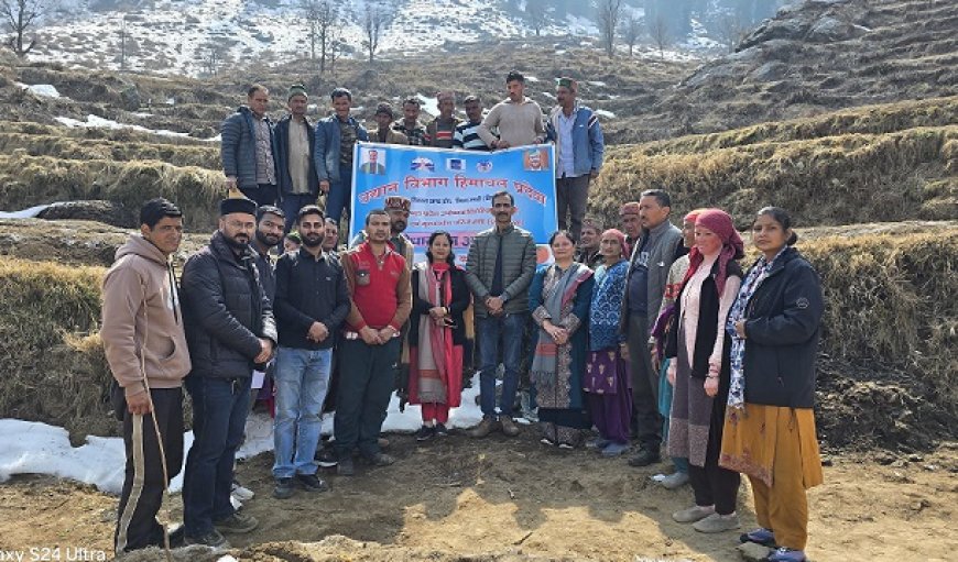 मंडी की चौहार और बरोट घाटी में एचपी शिवा परियोजना के तहत वृक्षारोपण अभियान का आगाज़