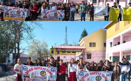 लुधियाना स्कूल के छात्रों ने रोड सेफ्टी क्लब के सौजन्य से रैली निकालकर समाज को जागृत करने का दिया संदेश 