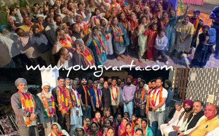 किशनपुरा में कांग्रेस को बड़ा झटका , दर्जनों ग्रामीणों ने थामा भाजपा का दामन 