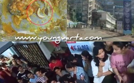 ईटरनल विश्वविद्यालय बडू साहिब के गर्ल्स हॉस्टल के खाने में निकले कीड़े , छात्राओं ने मेस पर जड़े ताले 