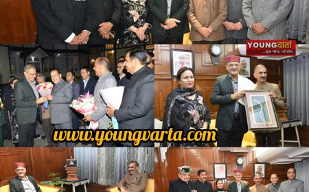 शिमला में पहुंचे हिमाचल के नए राज्यपाल कविन्द्र गुप्ता , गर्मजोशी से किया स्वागत , कल लेंगे पद और गोपनीयता की शपथ