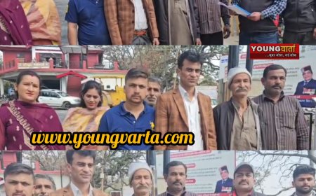 पानी की समस्या को लेकर डीसी से मिला रेणुका विधानसभा क्षेत्र के छौऊ भोगर पंचायत के ग्रामीण