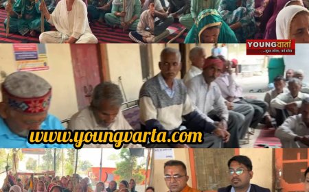 अनूठी पहल : पेड़ों को बचाने के लिए ग्रामीणों ने की शस्त्र पूजा , सौगंध खाकर लिया पर्यावरण संरक्षण का प्रण 