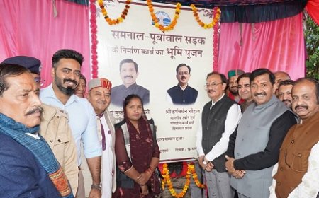 उपमुख्यमंत्री ने 15.25 करोड़ से बनने वाली समनाल–पूबोवाल सड़क मार्ग का किया शिलान्यास 