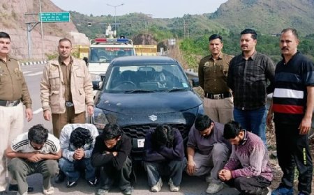 बिलासपुर में छह युवक 616 ग्राम चरस के साथ गिरफ्तार,आरोपियों के खिलाफ एनडीपीएस एक्ट के तहत मामला दर्ज