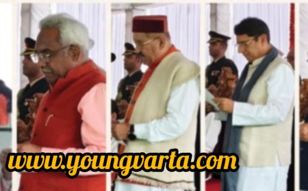 सीएम धामी के नेतृत्व में फिर से हुआ मंत्रिमंडल विस्तार , पांच नए मंत्रियों को दिलाई पद और गोपनीयता की शपथ 