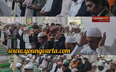 नाहन में मस्जिदों में पढ़ी गई ईद उल फितर की नमाज , मांगी गई मुल्क की अमन और शांति के लिए दुआ