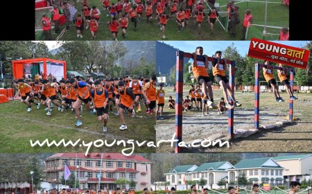 पंडोह में शुरू हुई अग्निवीर भर्ती की रैली , 2959 युवा अभ्यर्थी ले रहे भाग , पहले दिन  326 युवाओं ने हिस्सा लिया