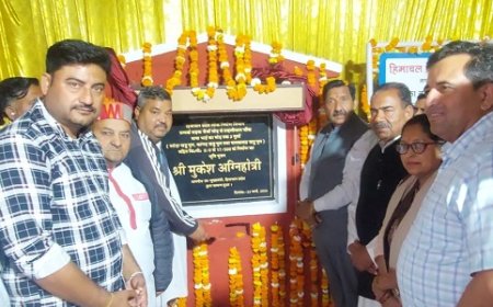 उपमुख्यमंत्री ने हरोली में 60 करोड़ की विकास परियोजनाओं की रखी आधारशिलाएं