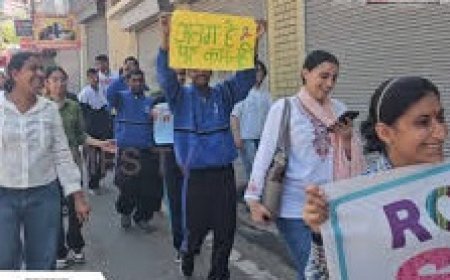 नाहन के दिव्यांग और डीएलएड प्रशिक्षुओं ने विश्व डाउन सिंड्रोम जागरूकता रैली निकालकर समानता और सम्मान का दिया संदेश