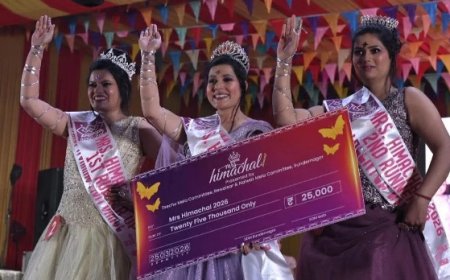 कांगड़ा की आरजू ने मिसेज हिमाचल-2026 और मंडी की दीक्षा ने मिसेज हिमाचल क्लासिक का खिताब किया अपने नाम 