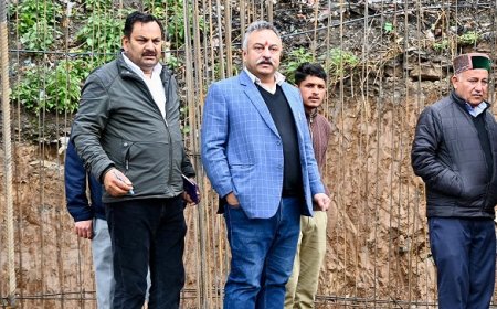 शिक्षा मंत्री ने 5.36 करोड़ से निर्माणाधीन बीडीओ कार्यालय भवन का किया निरीक्षण