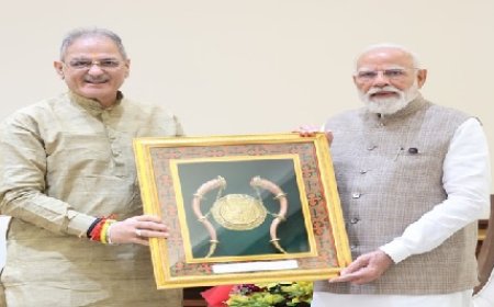 हिमाचल के राज्यपाल कविंद्र गुप्ता ने नई दिल्ली में प्रधानमंत्री नरेंद्र मोदी से की मुलाकात 