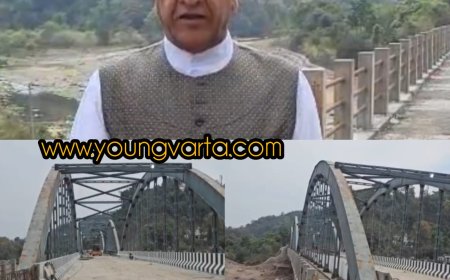 एनएच 07 पर 32 करोड़ की लागत से हो रहा पुल निर्माण , जुलाई 2026 से पहले निर्माण पूरा करने का लक्ष्य : डॉ राजीव बिंदल 