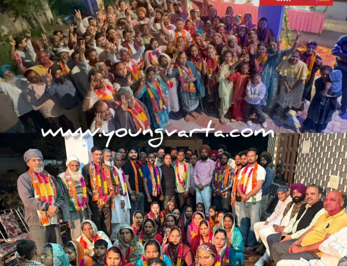 किशनपुरा में कांग्रेस को बड़ा झटका , दर्जनों ग्रामीणों ने थामा भाजपा का दामन 