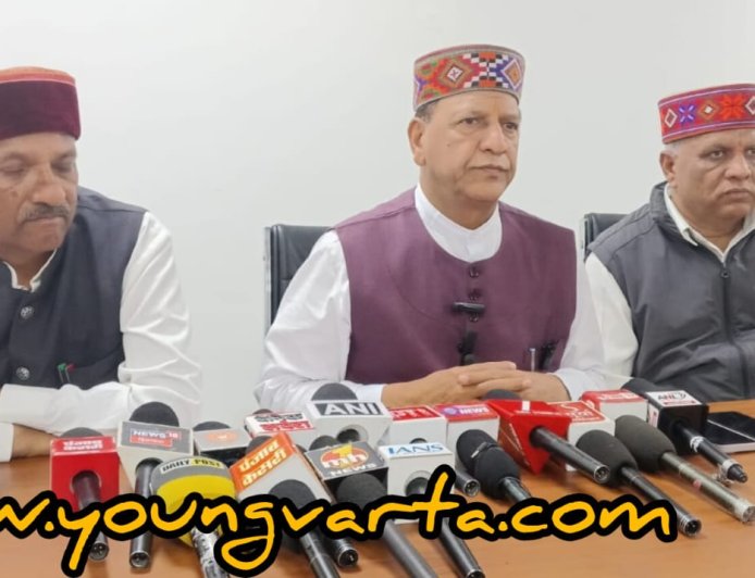 निराशाजनक रहा मुख्यमंत्री का नाहन प्रवास , पूर्व सरकार के कार्यों का श्रेय ले रही कांग्रेस सरकार : डा. बिंदल 