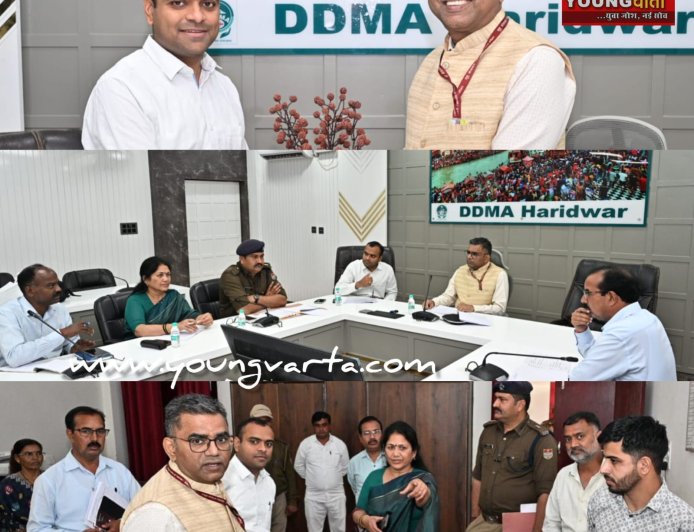 जनपद में जलभराव और हिल बाईपास मनसा देवी पहाड़ी पर हो रहे भूस्खलन से निपटने को बनेगी योजना : मनीष भारद्वाज