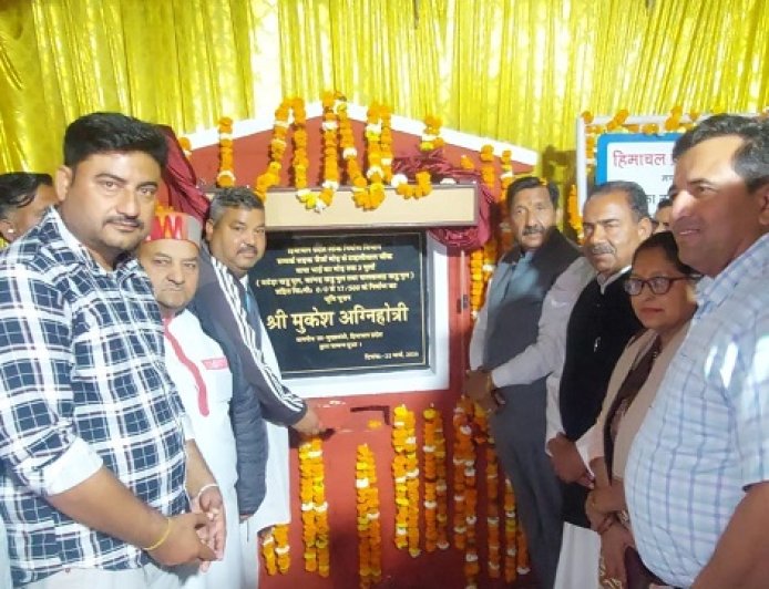 उपमुख्यमंत्री ने हरोली में 60 करोड़ की विकास परियोजनाओं की रखी आधारशिलाएं