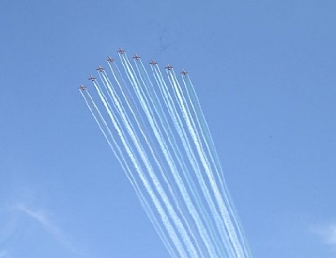 सुजानपुर में हजारों लोगों ने देखा भारतीय वायु सेना का अदभुत शौर्य, कौशल और समन्वय