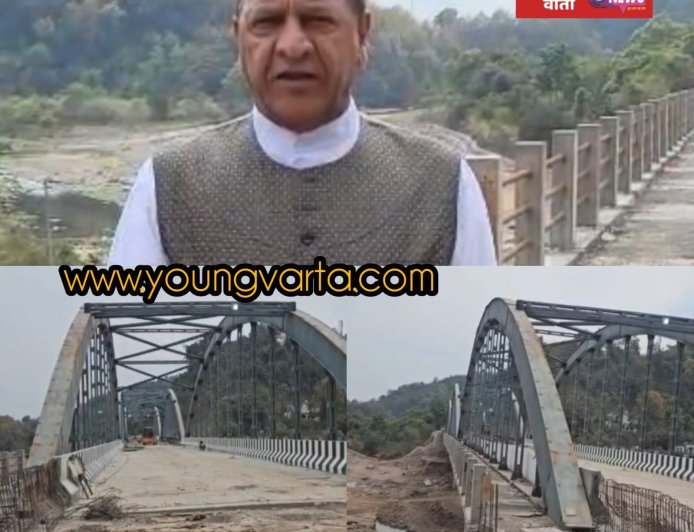 एनएच 07 पर 32 करोड़ की लागत से हो रहा पुल निर्माण , जुलाई 2026 से पहले निर्माण पूरा करने का लक्ष्य : डॉ राजीव बिंदल 