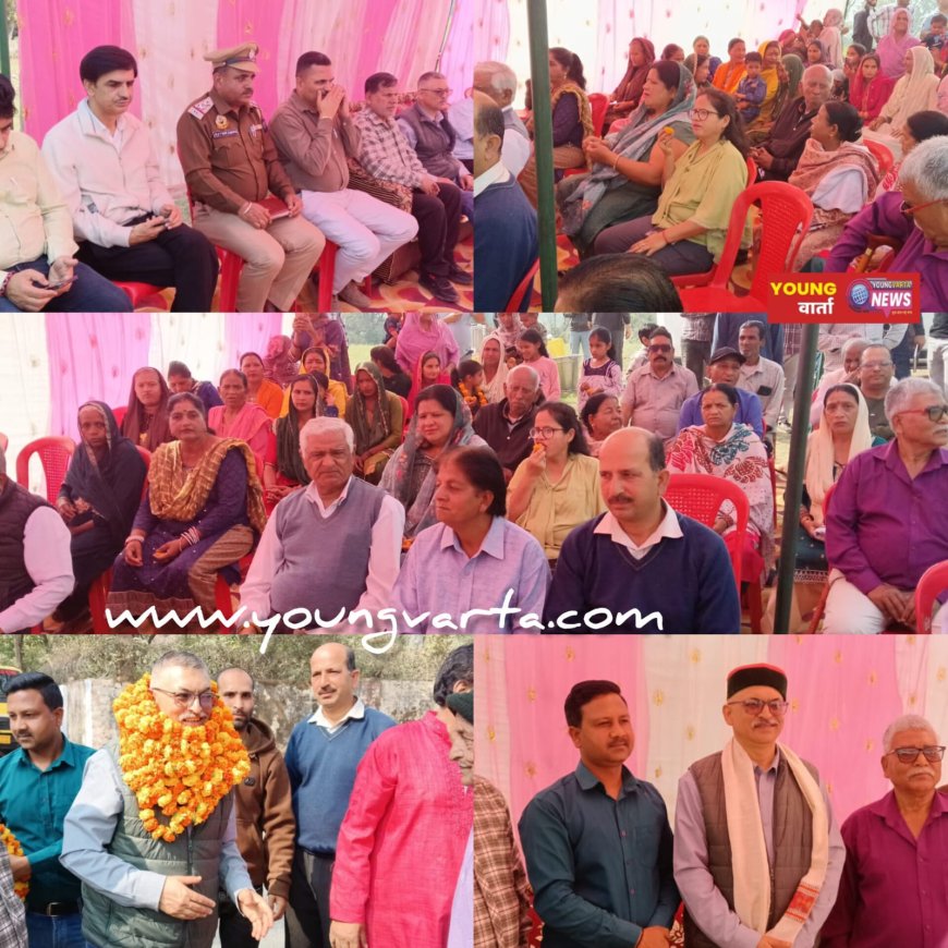 सड़क सुविधा से जुड़ा नाहन का कोटड़ी गाँव , विधायक अजय सोलंकी की मौजूदगी में गांव में पहुंची HRTC की बस 