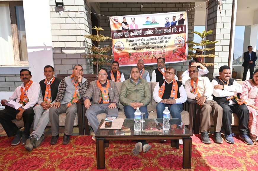 सार्वजनिक मंचों से मंडी की जनभावनाओं को गाली दे रहे मुख्यमंत्री : जयराम ठाकुर