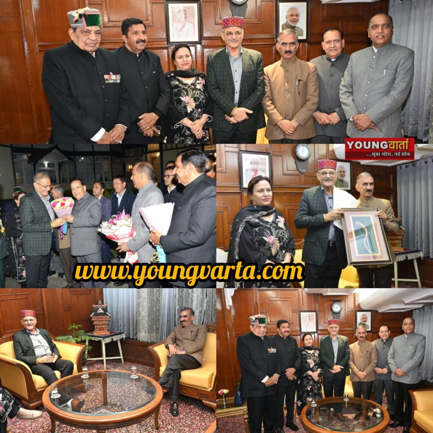 शिमला में पहुंचे हिमाचल के नए राज्यपाल कविन्द्र गुप्ता , गर्मजोशी से किया स्वागत , कल लेंगे पद और गोपनीयता की शपथ