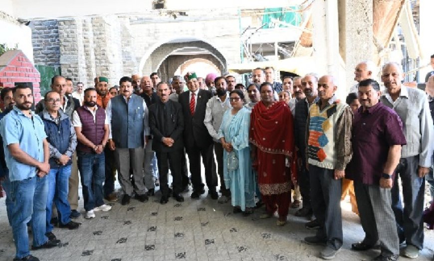 सीएम सुक्खू से कण्डाघाट क्षेत्र के प्रतिनिधिमंडल ने की भेंट  