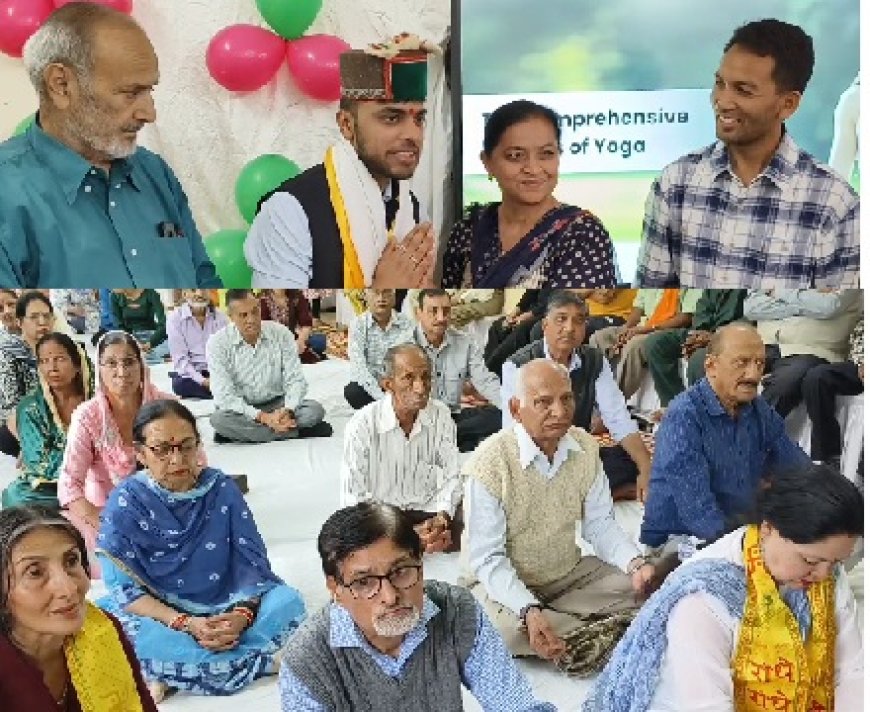 नाहन में वरिष्ठ नागरिकों के लिए 6 दिवसीय कार्यशाला का आईएएस अधिकारी द्विज गोयल ने किया शुभारंभ