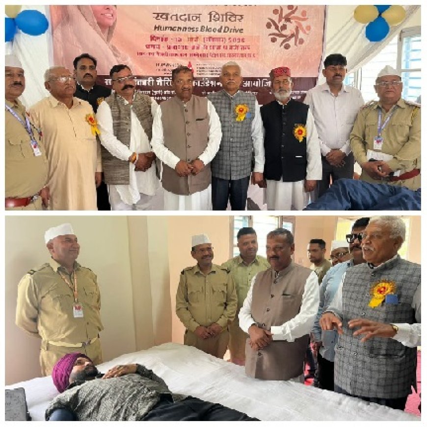 संत निरंकारी चैरिटेबल फ़ाउंडेशन ने ब्रांच सिरमौरिताल में पहला रक्तदान शिविर आयोजित  