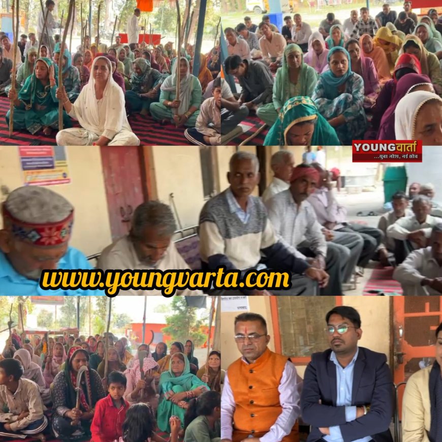 अनूठी पहल : पेड़ों को बचाने के लिए ग्रामीणों ने की शस्त्र पूजा , सौगंध खाकर लिया पर्यावरण संरक्षण का प्रण 