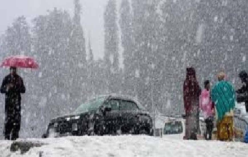 ऑरेंज अलर्ट के बीच बारिश-बर्फबारी का दाैर लगातार जारी,राज्य के ऊंचाई वाले इलाकों में बर्फबारी