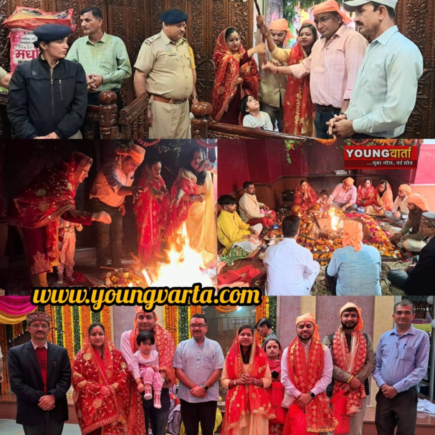 त्रिलोकपुर में हिन्दू नववर्ष पर शुरू हुआ चैत्र नवरात्र मेला उपायुक्त प्रियंका वर्मा ने  मंदिर में पूजा अर्चना के साथ किया शुभारंभ