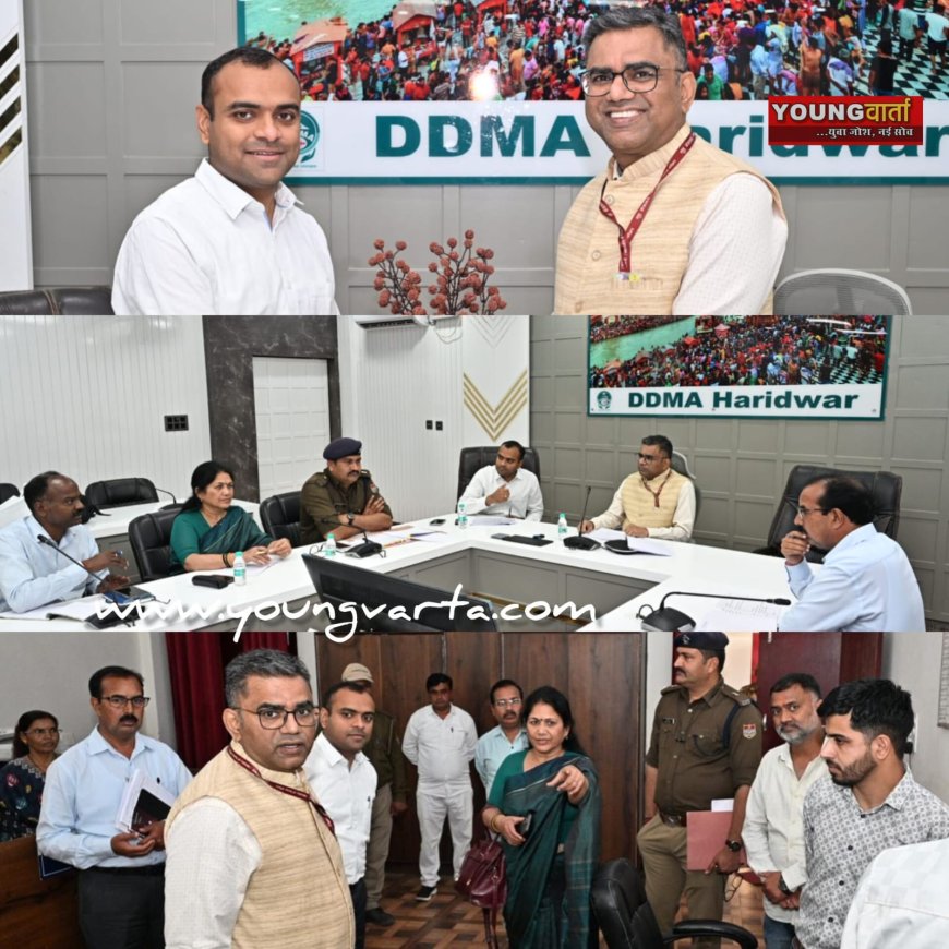 जनपद में जलभराव और हिल बाईपास मनसा देवी पहाड़ी पर हो रहे भूस्खलन से निपटने को बनेगी योजना : मनीष भारद्वाज