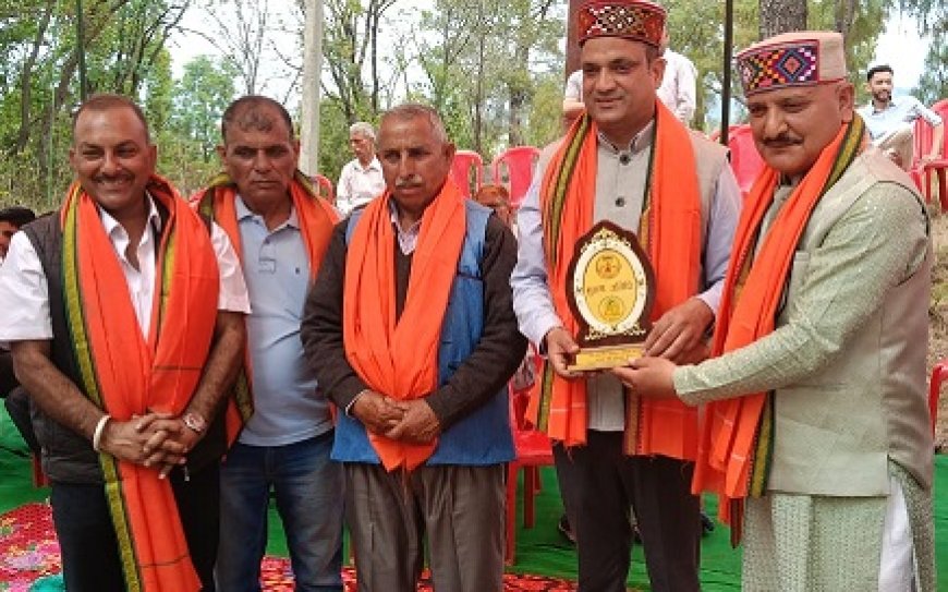 नशा निवारण बोर्ड के संयोजक एवं सलाहकार  नरेश ठाकुर ने पक्का भरो के छिंज मेले का किया शुभारंभ