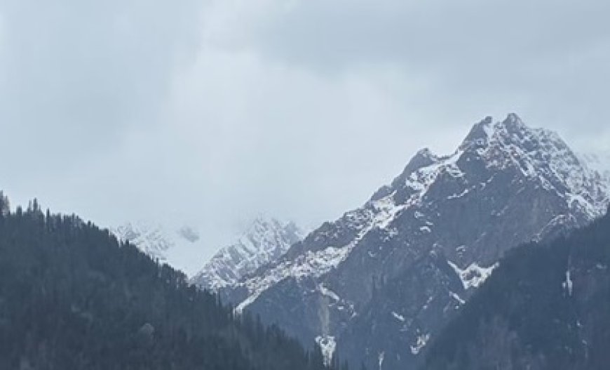 रोहतांग दर्रा के साथ ऊंची चोटियों में रुक-रुक बर्फबारी का दौर जारी  