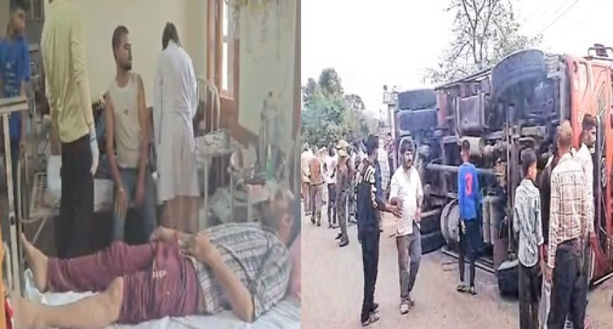 ज्वालाजी मंदिर में लंगर सेवाकर लौट रहे श्रद्धालुओं से भरा एक ट्रक पलटा,हादसे में करीब 10 श्रद्धालु घायल