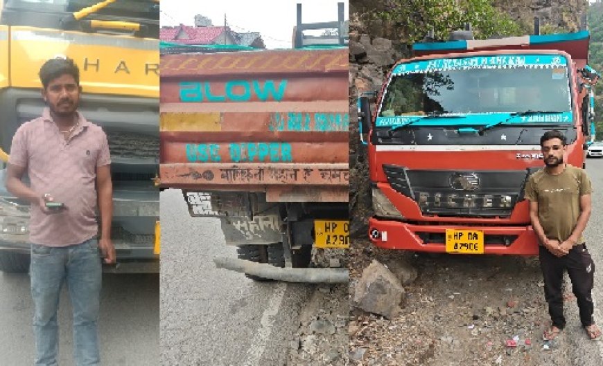 सिरमौर पुलिस की अवैध खनन के खिलाफ बड़ी कार्रवाई, 42 वाहनों के किये चालान 