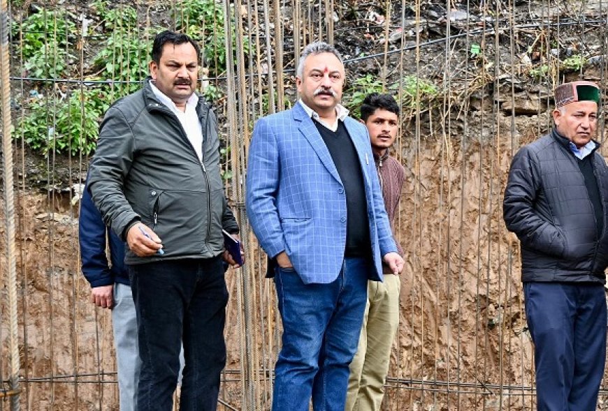 शिक्षा मंत्री ने 5.36 करोड़ से निर्माणाधीन बीडीओ कार्यालय भवन का किया निरीक्षण