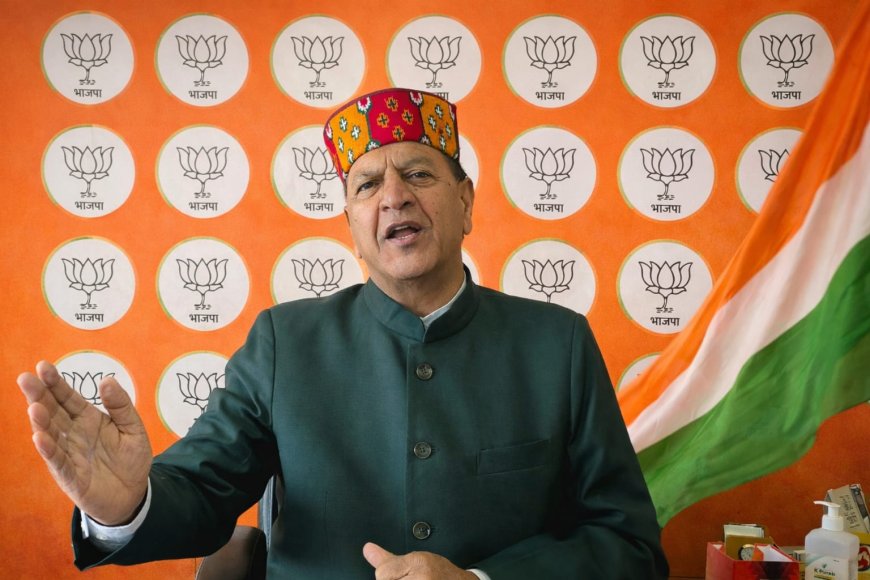 केंद्र सरकार ने हिमाचल को दी 3,920 करोड़ की सौगात , प्रधानमंत्री मोदी ने हमेशा रखा प्रदेश का ख्याल : बिंदल