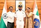 बिलासपुर के अंकुश कपिल ने भारतीय नौसेना में सब लेफ्टिनेंट बनकर रोशन किया क्षेत्र का नाम  