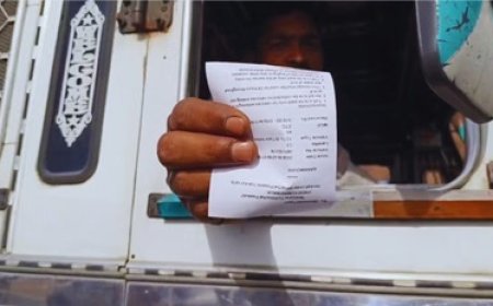 स्वारघाट एंट्री टैक्स बैरियर पर ट्रक ऑपरेटरों ने जताया रोष  