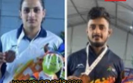 खेलो इंडिया ट्राइबल गेम्स में एनसीओई हमीरपुर के दो रेस्लर खिलाडिय़ों ने जीते पदक