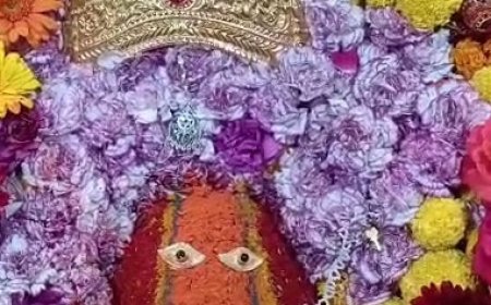 पंजाब से आए श्रद्धालु ने अपनी मनोकामना पूर्ण होने पर माता रानी के चरणों में 11 तोले सोने का छत्र किया अर्पित  